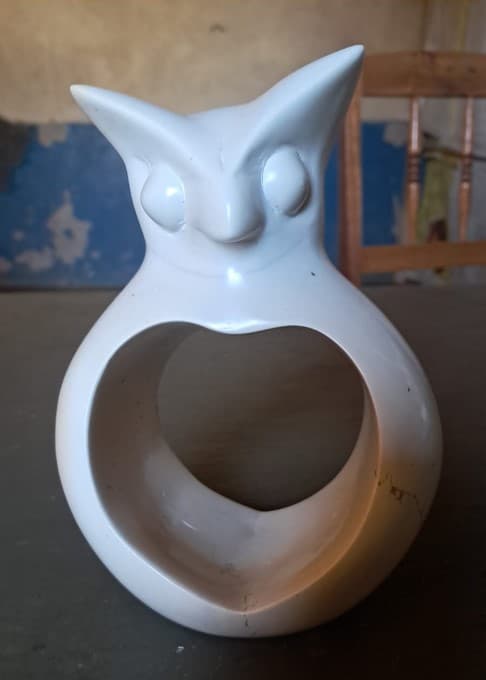 OWL CANDLE HOLDER 