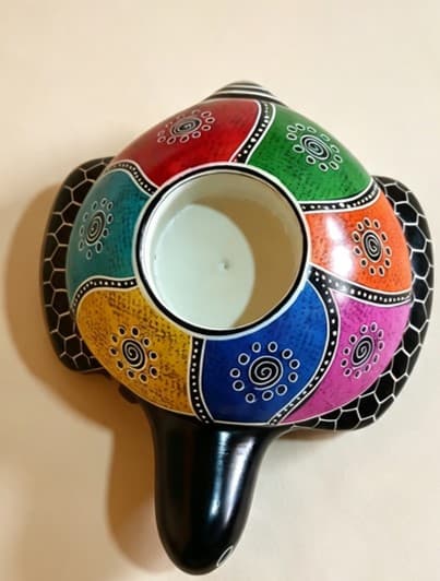 TORTOISE CANDLE HOLDER