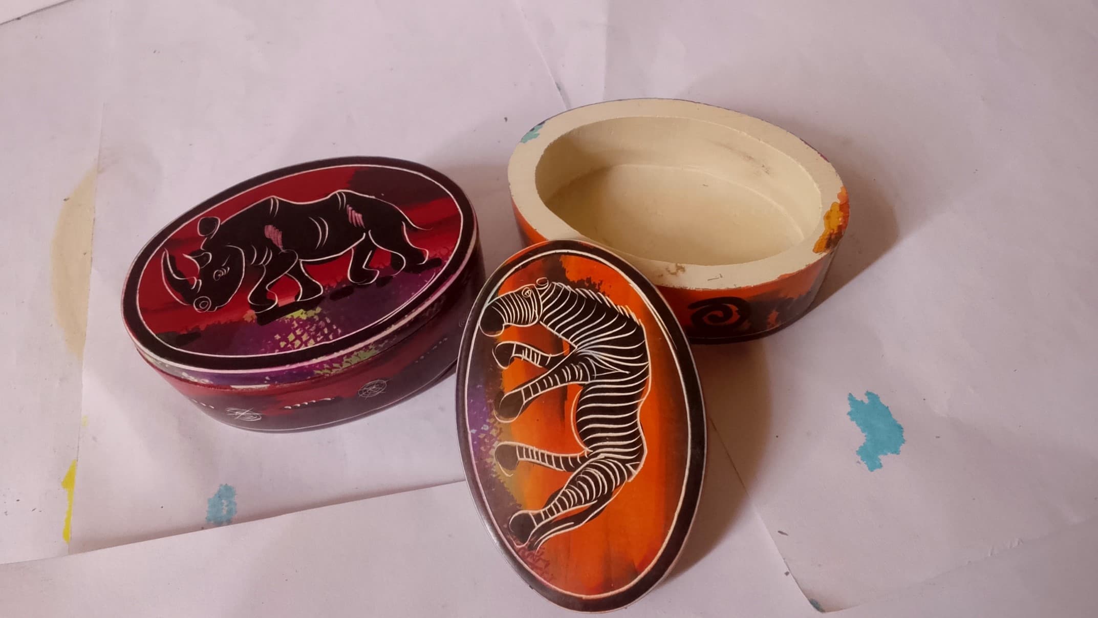JEWELRY OVAL BOXES